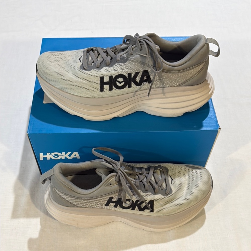 Hoka One One Bondi 8 Sharkskin/ Harbor Mist Asst Sizes